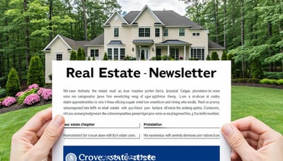 Georgia real estate newsletter signup illustration